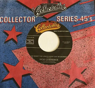 Vicki Lawrence 45 Night The Lights Went Out In Georgia / La Dee Dah NEW Unplayed • $9.99