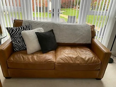 £1250 • Buy Halo Leather Matching Sofas X 3