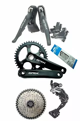 Shimano GRX 1x11 DISC Brake FC/ST-RX810 RD-RX812 M8000 11-42T Groupset • $1724.92