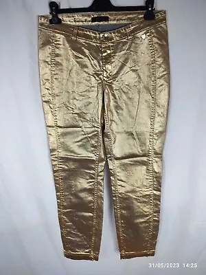 £24.99 • Buy Mac Pam Womens Gold Yellow Regular Straight Denim Stretch Jeans Size 14 W32/l30
