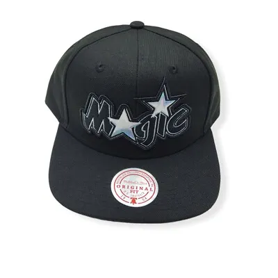 Mitchell & Ness Orlando Magic Iridescent XL Logo HWC Adjustable Snapback Hat Cap • $36.99