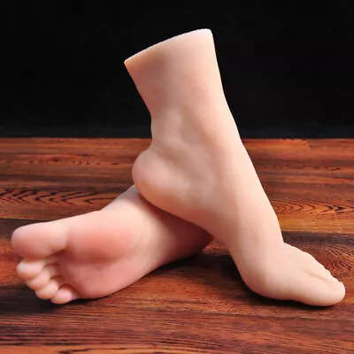 24.5cm Silicone Foot Female Feet Shoes Display Model Lifelike Mannequin • $38.70