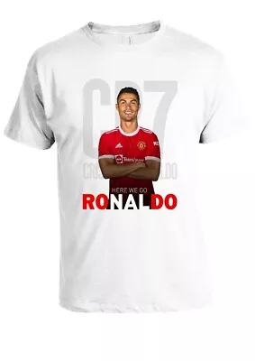 Cristiano Ronaldo Back To Man Utd T-Shirt All Sizes Available • £9