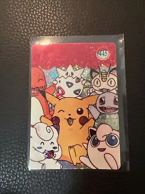 Japanese Pikachu #445 Pokémon Vintage Prism Vending Sticker Bandai Cardass 9 • $8