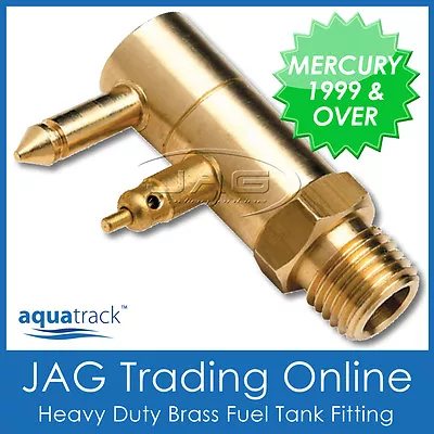 BRASS FUEL TANK END FITTING MERCURY/MARINER 1999 & OVER- Boat/Outboard Fuel Line • $9.60
