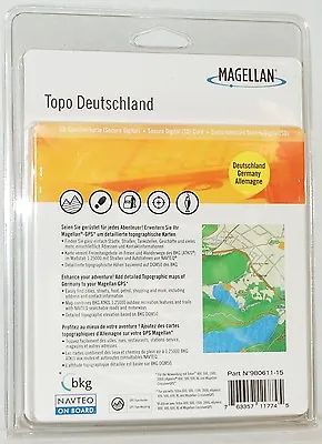 NEW Magellan Topo Deutschland Germany Maps Loaded SD Card Triton 500 2000 1500 • $18