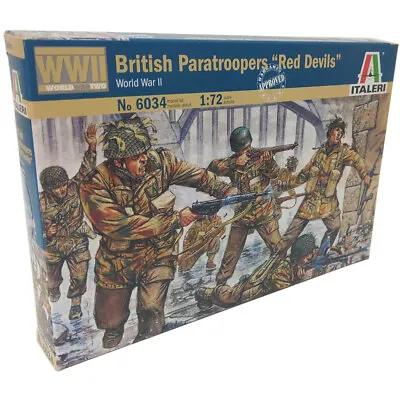 £12.80 • Buy Italeri British Paratroopers Red Devils WW2 Era Figure Pack 6034 Scale 1:72