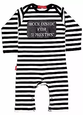 BNWT Oh Baby London Been Inside For 9 Months Winter Romper • £12.89