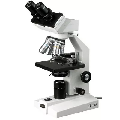 AmScope B100A-MS 40X-1600X Binocular Biological Microscope + Mechanical Stage • $157.99