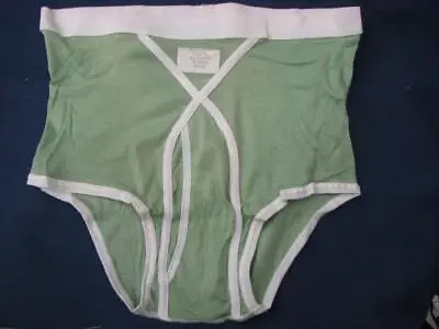 $45 • Buy Vintage Underwear Healthknit Men's  Brief  USA Made Size L Kris-Kros Tapes