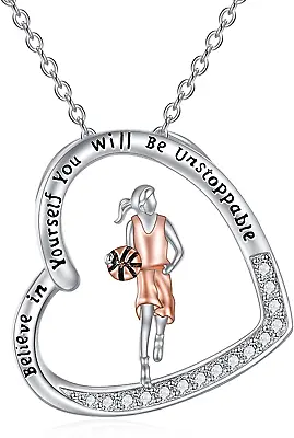 Sports Lovers Gifts For Women Girls Sterling Silver Volleyball/Golf/Tennis Racke • $99.85