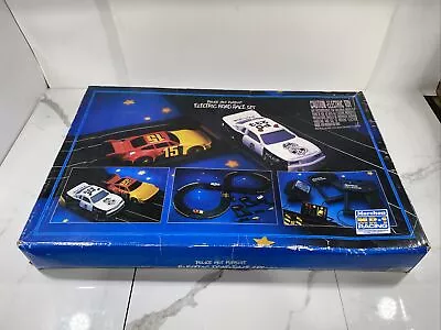 Marchon MR-1 Racing Slot Car Racing Set POLICE HOT PURSUIT Vintage New In Box • $129.99