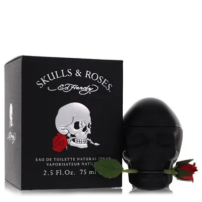 Skulls & Roses By Christian Audigier Eau De Toilette Spray 2.5 Oz / E 75 Ml [Men • $86.99