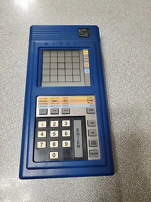 Vintage Bingo Brain Card Manager 1986 Tested Works Machine Only Blue Version • $49.99