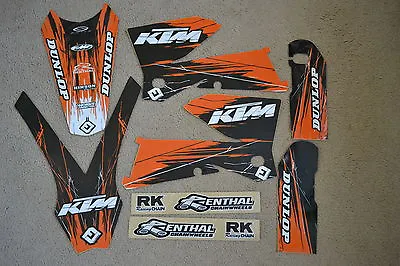 Flu Designs Team Ktm Graphics 2005 2006 Sxf  Sx & 2006 2007 Exc Xcfw  Xcw Excf • $49.99