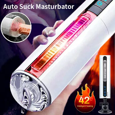 Automatic HandsFree Rotating Cup Thrusting Stroker Men Sex Toy Male Masturbaters • $31.96