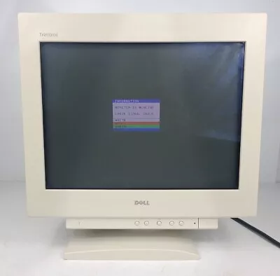 Dell Trinitron UltraScan P780 17  CRT Monitor 1600x1200 @ 60Hz Retro Gaming READ • $264.71