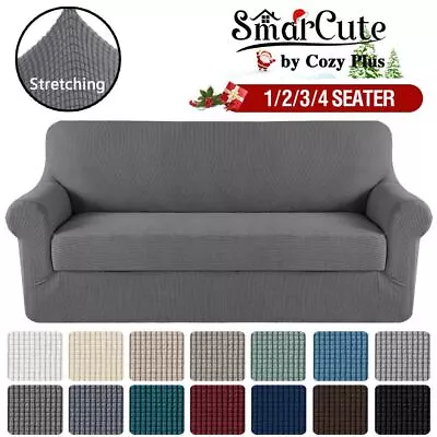 Sofa Cover 1 2 3 4 Seater Easy Fit Lounge Couch Super Quality Slipcover • $59.49
