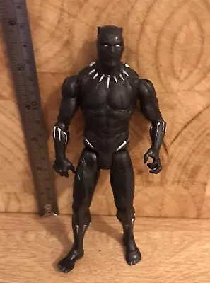 The Black Panther Action Figure/toy  6” Tall (marvel 2019) • £5.99