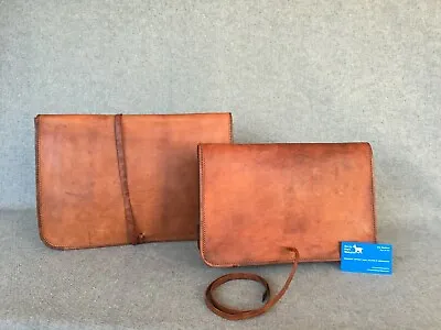 $75 • Buy Leather Laptop Sleeve 13  & 15  MacBook Goat Satchel Bag