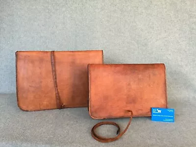 Leather Laptop Sleeve 13  & 15  MacBook Goat Satchel Bag • $75