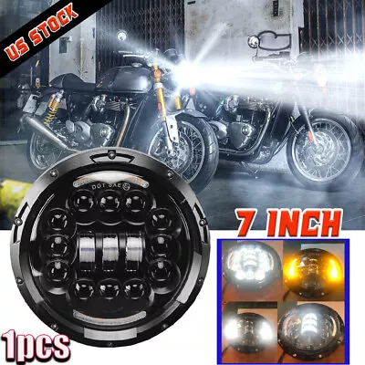 7 Inch Motorcycle LED Headlight Turn Signals DRL For Yamaha Vmax 1200 1700 US • $49.99