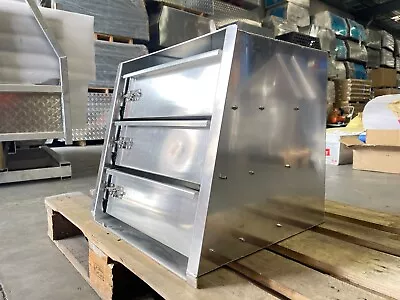 $450 • Buy Aluminium Ute Canopy 3 Drawers Draw Slide Toolbox Drawer 470W X 510D X 490H Mm
