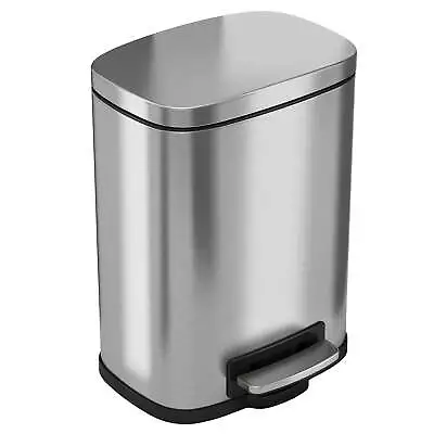 Softstep Stainless Steel Step Trash Can 1.32 Gallon 5 Liter • $22.80