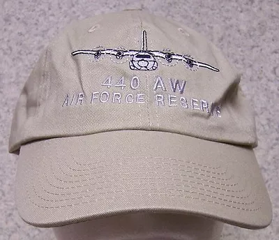 Embroidered Baseball Cap Military Air Force 440th Air Wing Reserve NEW 1 Fits Al • $22.50