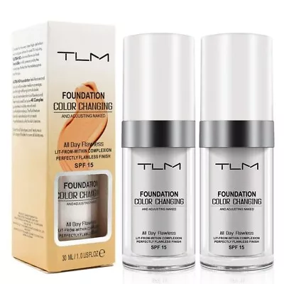 $11.19 • Buy 2X TLM Pro Classic Colour Changing Foundation Magic Flawless Concealer Makeup