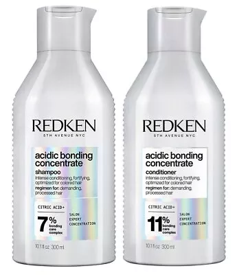 ($60 Value) Redken Acidic Bonding Concentrate Shampoo And Conditioner 10.1oz SET • $51.98