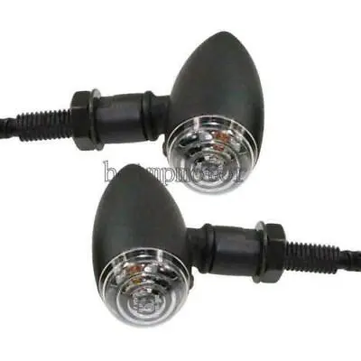 1.1  Mini Aluminum Turn Signals Lights For Honda Harley Bobber Chopper • $15.78