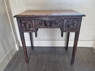 Antique Green Man Hall Table • £85