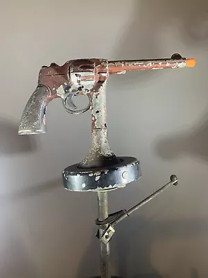 Vintage Pistol Gun From Exhibit Supply Co. Six Shooter Arcade Game 1940s-1950s • $149