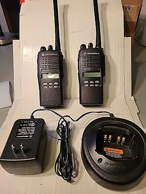 Motorola HT 1250 VHF Portable Lot Of 2 Working  • $225