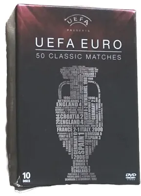 Football DVDs: UEFA EURO 50 Classic Matches DVD Box Set 10 Discs Regional Code 2 • £10