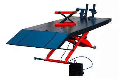 XK MJ300 1100LB Air Operated Motorcycle ATV Lift Table With Side And Front Ext. • $1349