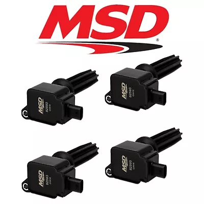 MSD Black Ignition Coils For 12-19 Ford Explorer/Edge/Mustang 2.0L/2.3L Ecoboost • $286.95