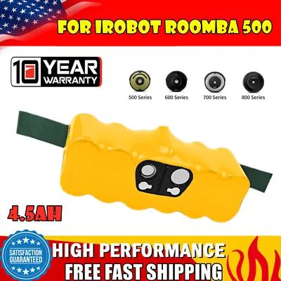 $17 • Buy 14.4V 4.5Ah Battery For IRobot Roomba 500 HeavyDuty 510 580 630 650 780 700 800