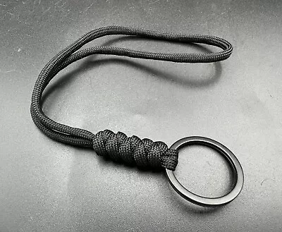 Paracord Keychain Lanyard With Split Ring Hiking Outdoor Tools Paracord Keychain • £4.99