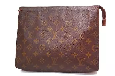 Authentic Louis Vuitton Monogram Poche Toilette Toiletry Pouch 26 0326a • $98