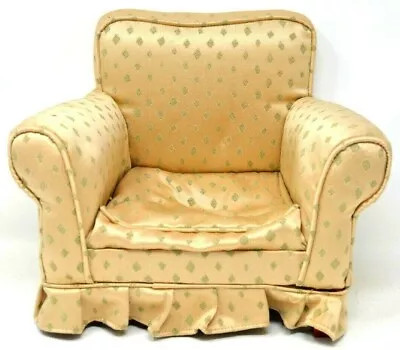 Doll Miniature Furniture Sofa Doll House Accessories Mini Armchair Silk Cover • $74.99