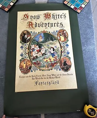 Snow White's Adventures Fantasyland  VTG Disney Poster • $24