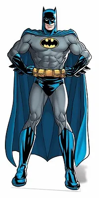 Classic Comic Style Batman LIFESIZE CARDBOARD CUTOUT Standee Standup DC Comics • £39.99