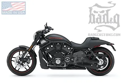 $179.95 • Buy Harley V-ROD MUSCLE LEFT Side BLACK SOLO BAG Saddlebag - VRL031 BAD&G CustomS
