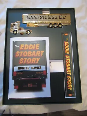 Corgi Eddie Stobart Story Gold Plated Model + Book & Bookmark Scale 1:64 Cc86610 • £50