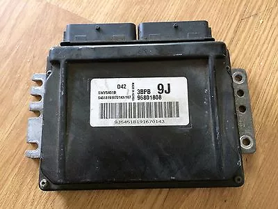 Daewoo Chevrolet Matiz  Engine ECU 96801808 1BPB 9J Immo Off Plug & Play D42 • £145