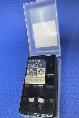 £12.20 • Buy Genuie Sony Video Camera Battery Pack NP-77H  6V 2400mAh Ni-Cd Untested