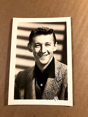 Bobby Van Rare Very Early Autographed Photo From 50s Kiss Me Kate Dobie Gillis • $77.99
