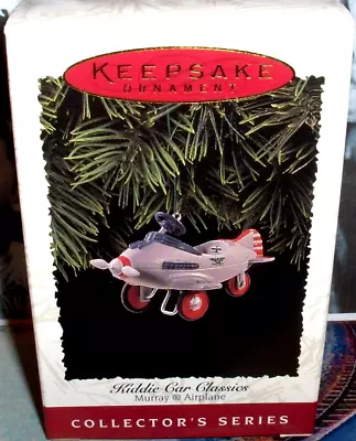 Murray Airplane`1996`Third In Kiddie Car Classics SeriesHallmark Ornament-NOS • $8.50